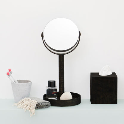 Wireworks Tissue Box Cover Mezza Dark Oak