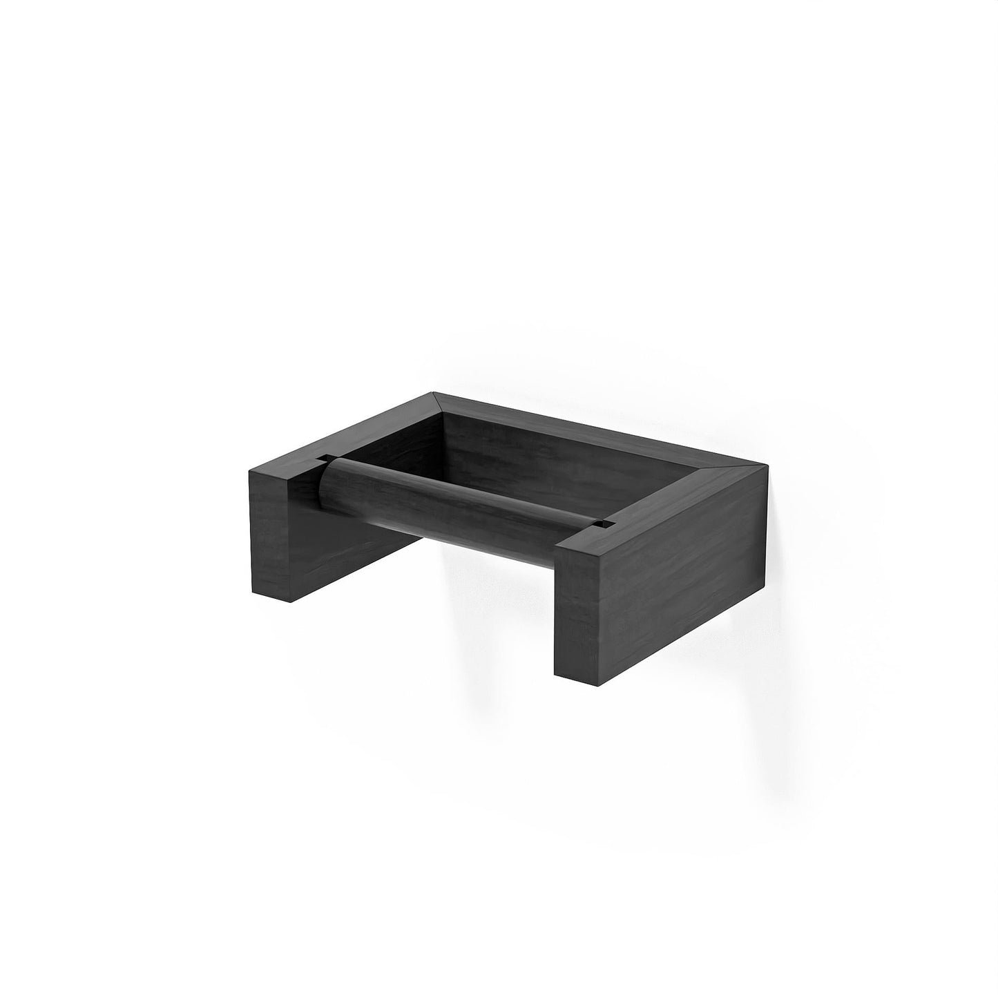 Wireworks Toilet Roll Holder Slimline Dark Oak