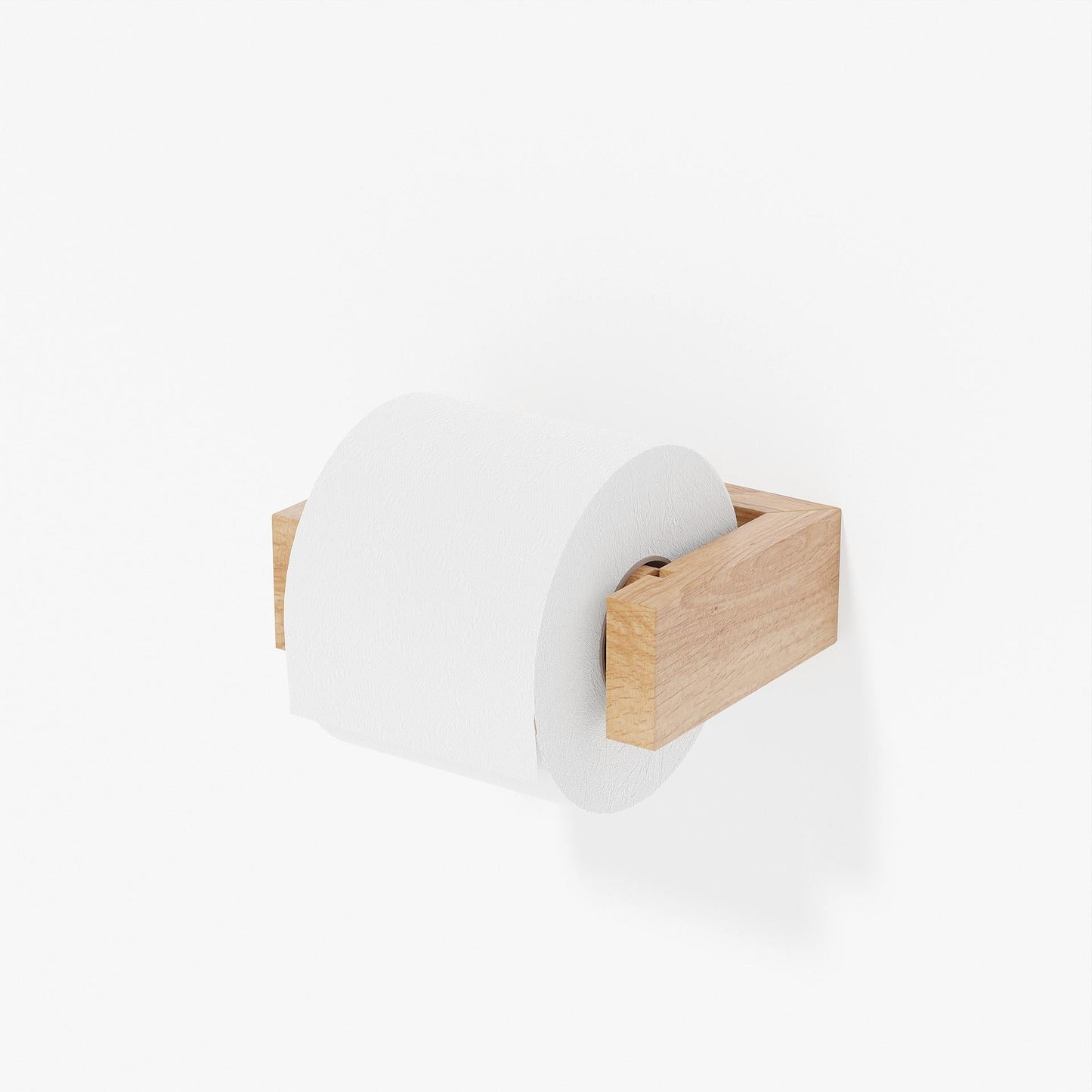 Wireworks Toilet Roll Holder Slimline Oak