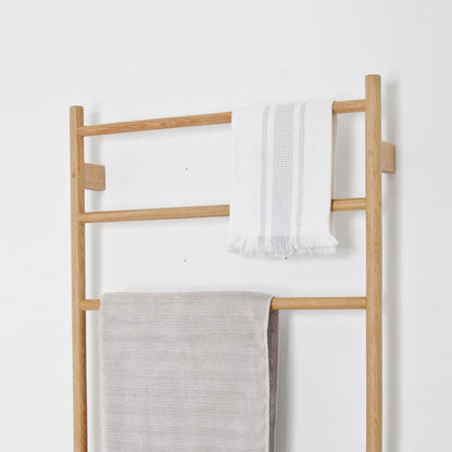Wireworks Towel Rail Wallbar Oak