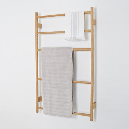 Wireworks Towel Rail Wallbar Oak