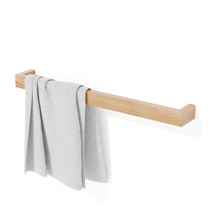 Wireworks Towel Rail 72cm Slimline Oak
