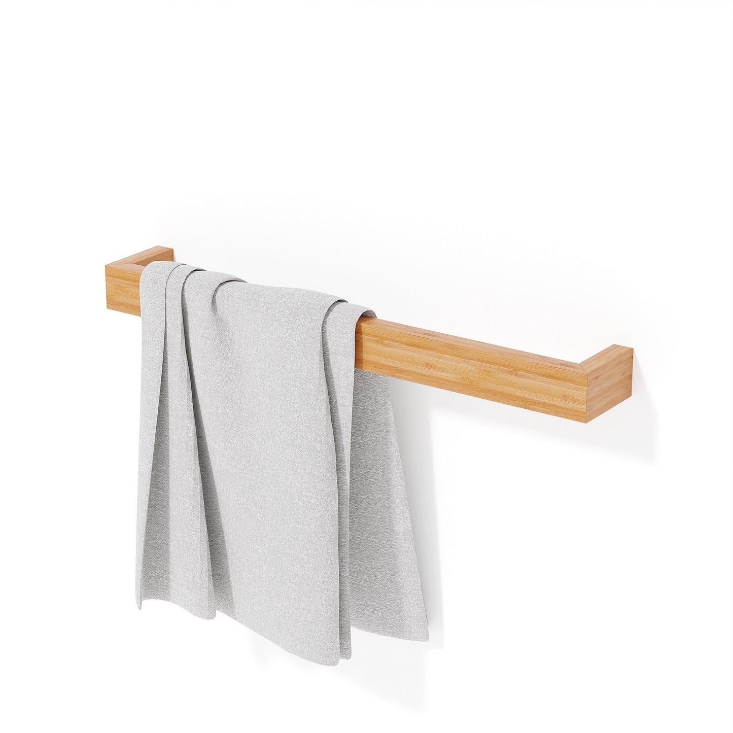 Wireworks Towel Rail Arena 60cm Bamboo