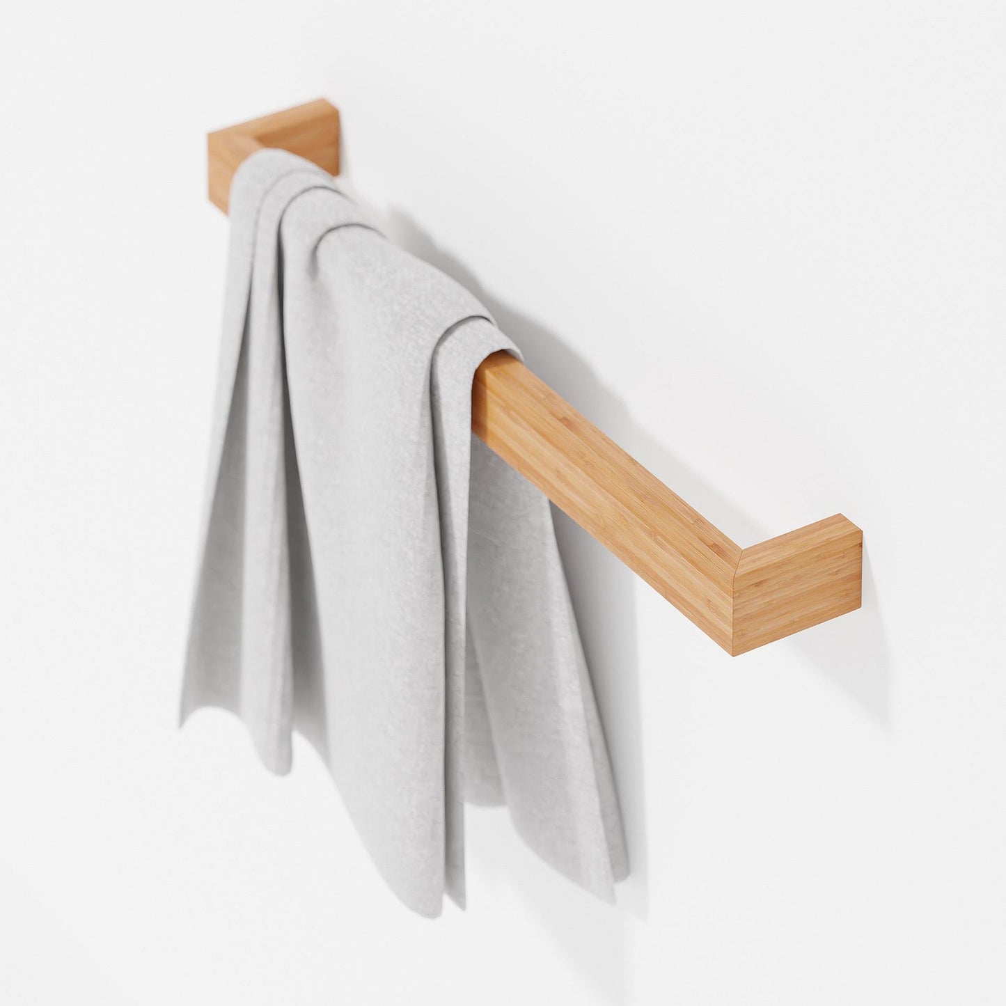 Wireworks Towel Rail Arena 60cm Bamboo