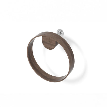 Wireworks Hand Towel Ring Yoku Walnut