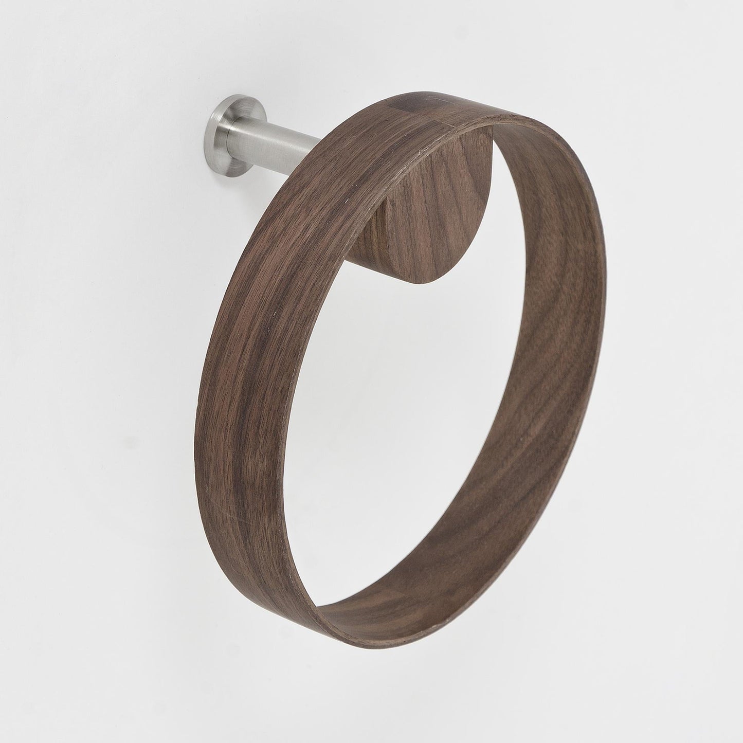 Wireworks Hand Towel Ring Yoku Walnut