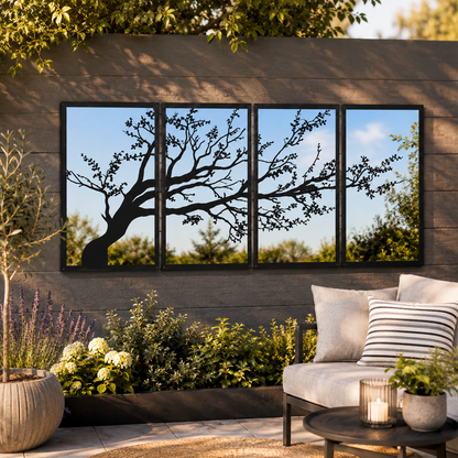 Large Tree Panel Mirror Set - Hot Tub Shop