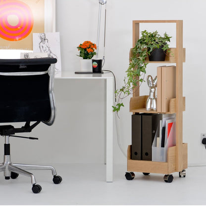 Wireworks Shelf Storage Mini Bookie Oak