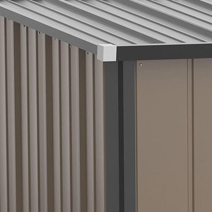 Outsunny Steel Garden Shed - Lockable Door - Weather-Resistant - Spacious Storage - High Quality - Hot Tub Shop