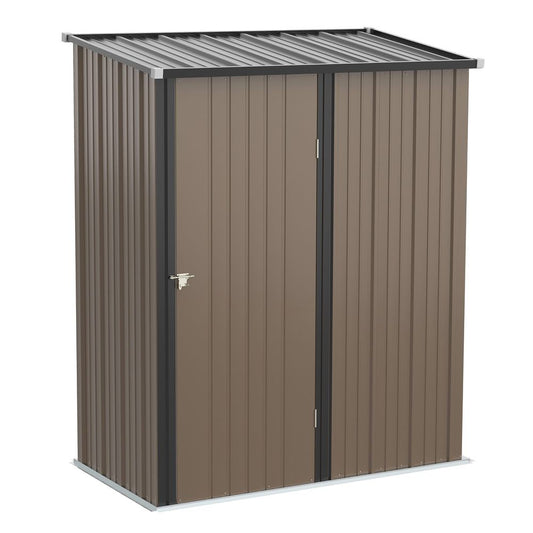 Outsunny Steel Garden Shed - Lockable Door - Weather-Resistant - Spacious Storage - High Quality - Hot Tub Shop