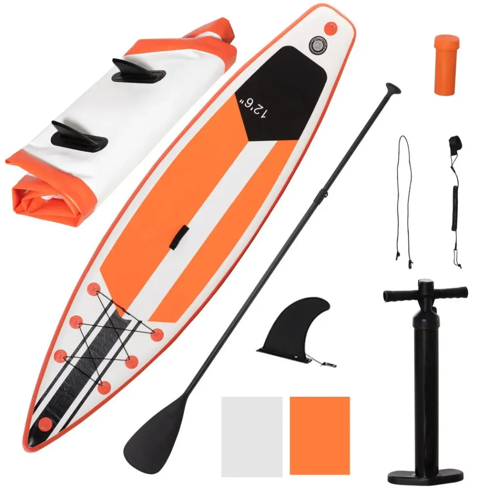 10Ft Inflatable Paddle Board - Adjustable Paddle - Non-Slip Deck - High Quality - Professional Seller - Hot Tub Shop