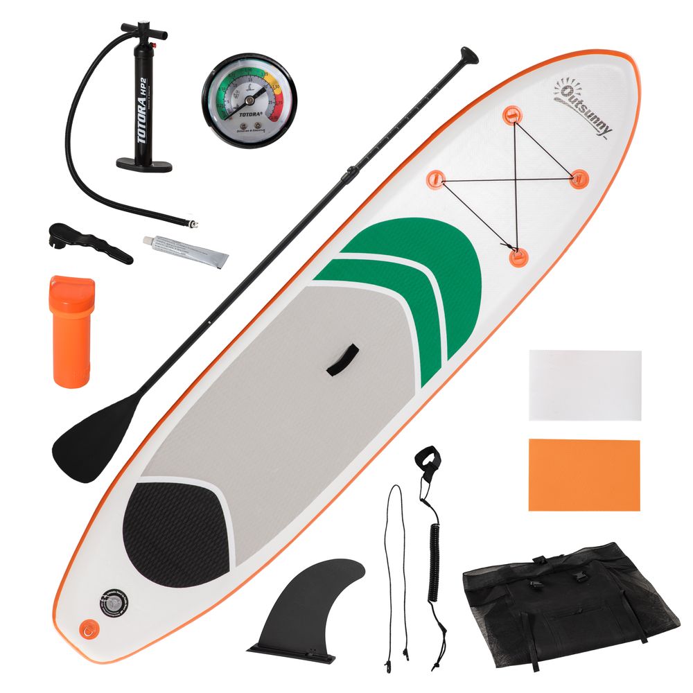 Premium Inflatable Paddle Board Set - 10Ft, Non-Slip, Adjustable Paddle & Carry Bag - Hot Tub Shop