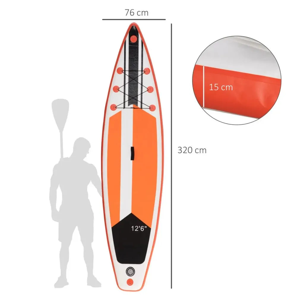 10Ft Inflatable Paddle Board - Adjustable Paddle - Non-Slip Deck - High Quality - Professional Seller - Hot Tub Shop