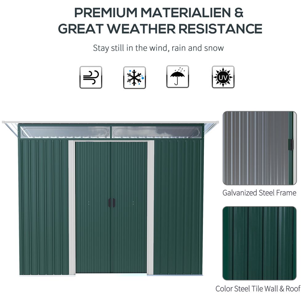 Premium Outdoor Storage Shed - Spacious, Durable & Lockable - Ideal for Tools, Equipment & Bikes - Hot Tub Shop
