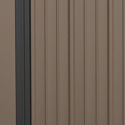 Outsunny Steel Garden Shed - Lockable Door - Weather-Resistant - Spacious Storage - High Quality - Hot Tub Shop