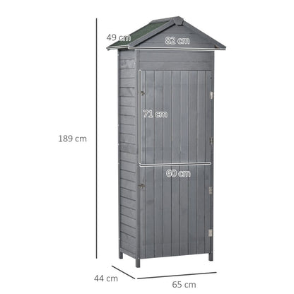Garden Shed Wooden Timber Garden Storage Shed Tilted-felt Roof & Lockable Doors - Hot Tub Shop