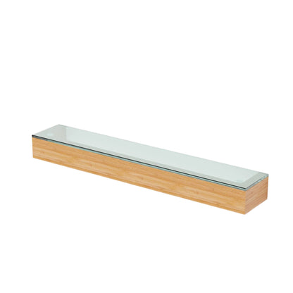 Wireworks Glass Shelf Bamboo