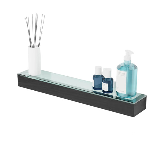 Wireworks Glass Shelf Slimline Dark Oak