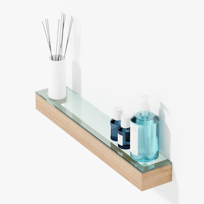 Wireworks Glass Shelf Slimline Oak