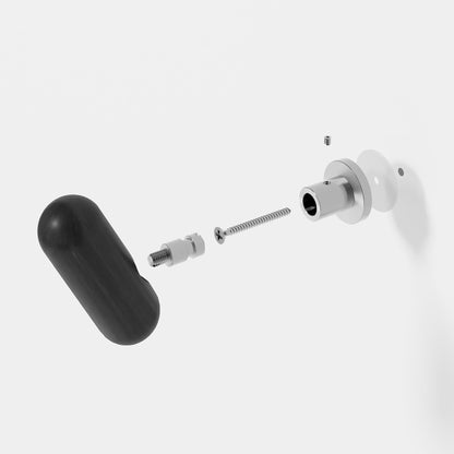 Wireworks Robe Hook Yoku Dark Oak