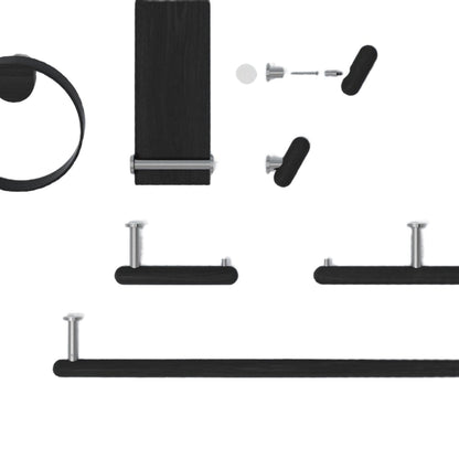 Wireworks Robe Hook Yoku Dark Oak