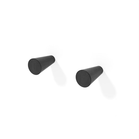 Wireworks Wall Hook (Set Of Two) Dark Oak