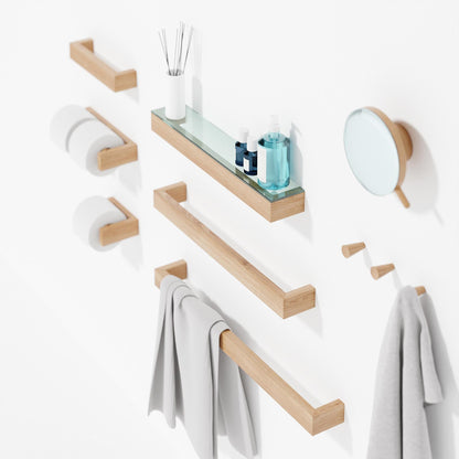 Wireworks Wall Hook (Set Of Two) Oak