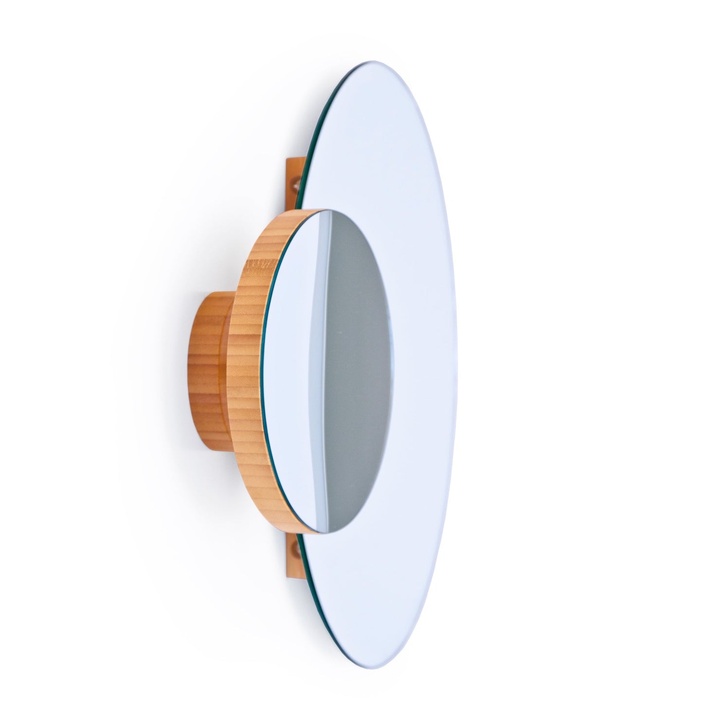 Wireworks Wall Mirror Eclipse Bamboo