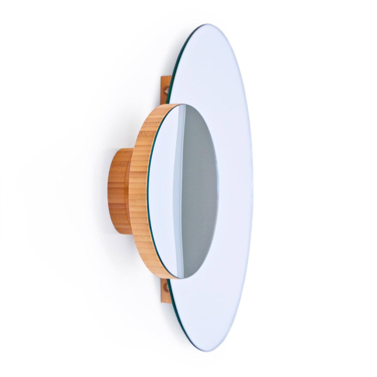 Wireworks Wall Mirror Eclipse Bamboo