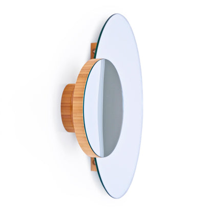 Wireworks Wall Mirror Eclipse Bamboo