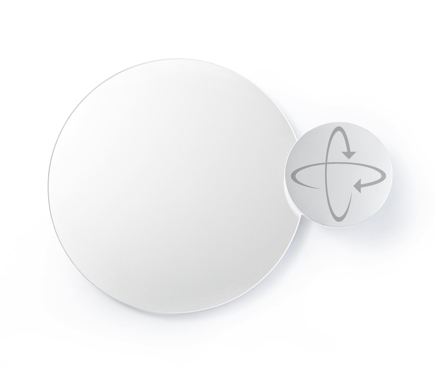 Wireworks Wall Mirror Eclipse Bamboo