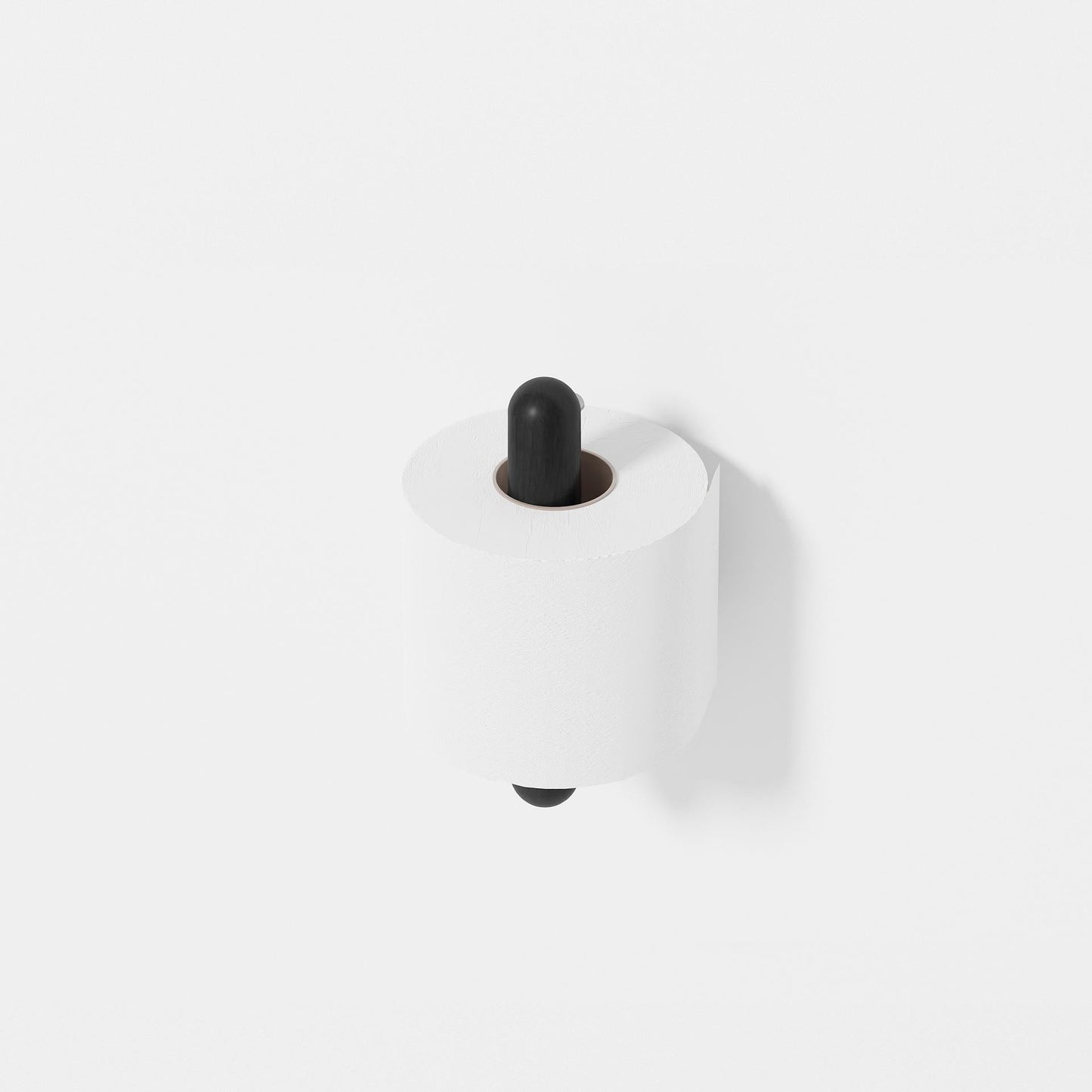 Wireworks Toilet Roll Holder Yoku Dark Oak