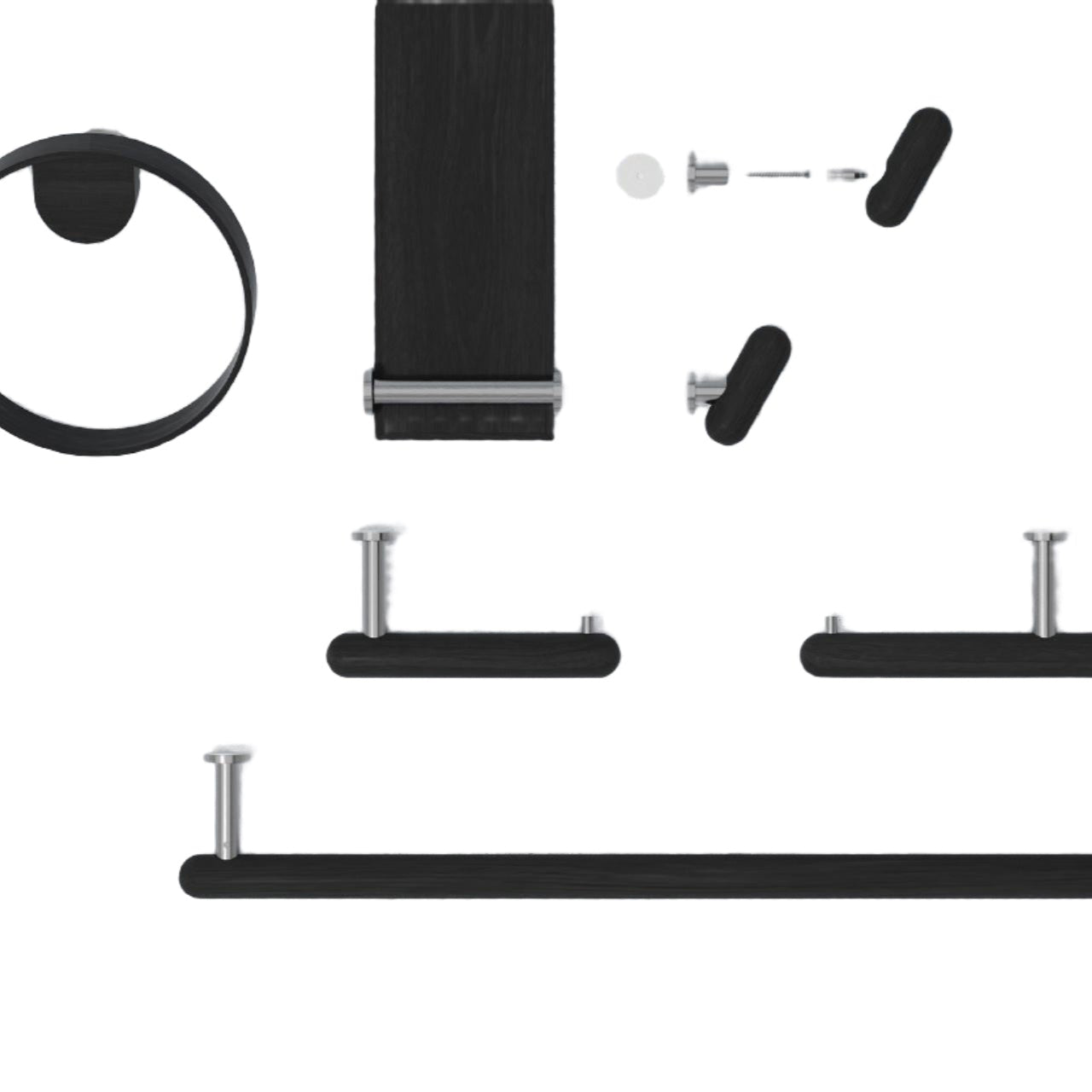 Wireworks Toilet Roll Holder Yoku Dark Oak