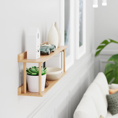 Wireworks Wall Shelf Platform 2 Oak