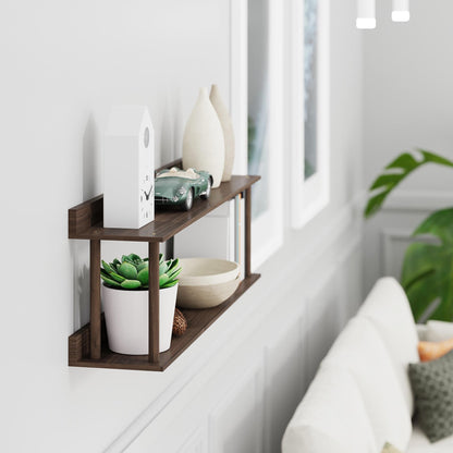 Wireworks Wall Shelf Platform 2 Walnut