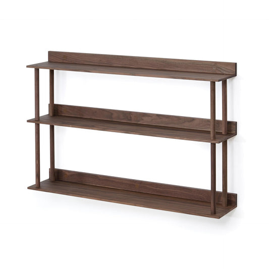 Wireworks Wall Shelf Platform 3 Walnut