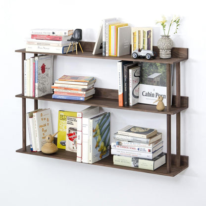 Wireworks Wall Shelf Platform 3 Walnut