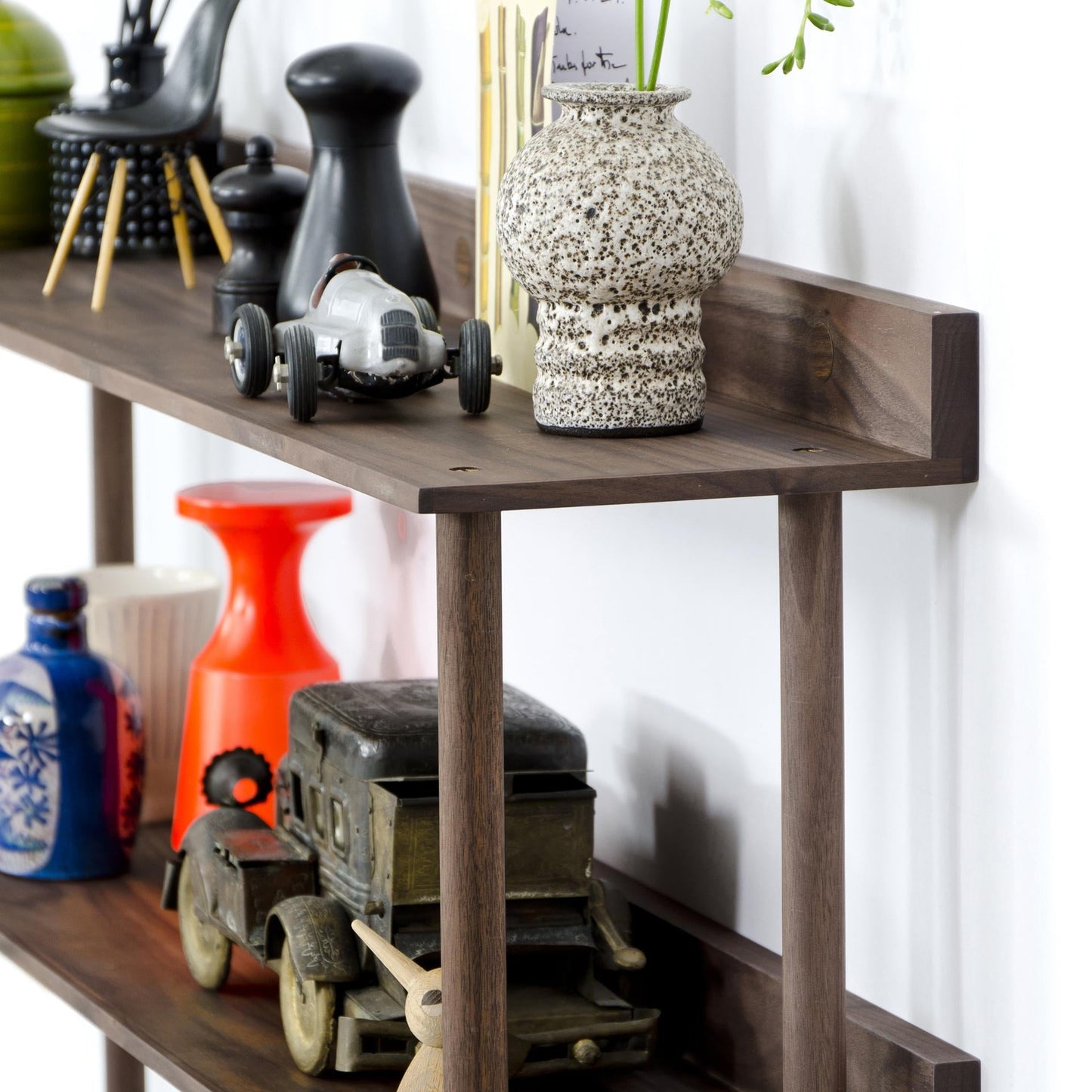 Wireworks Wall Shelf Platform 3 Walnut