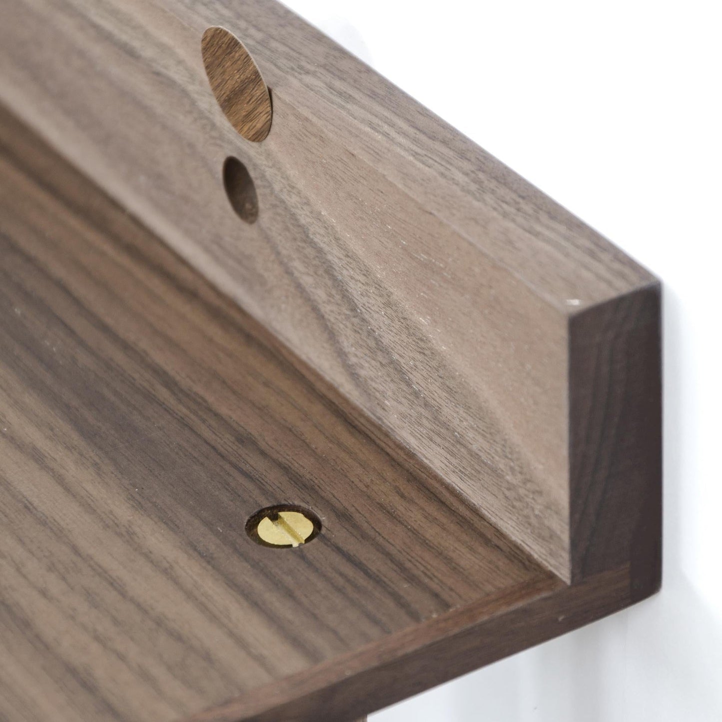 Wireworks Wall Shelf Platform 3 Walnut