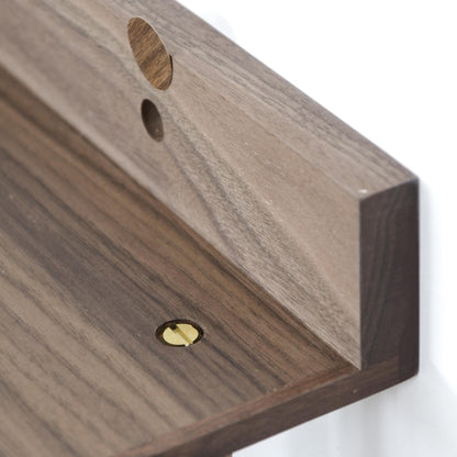 Wireworks Wall Shelf Platform 3 Walnut