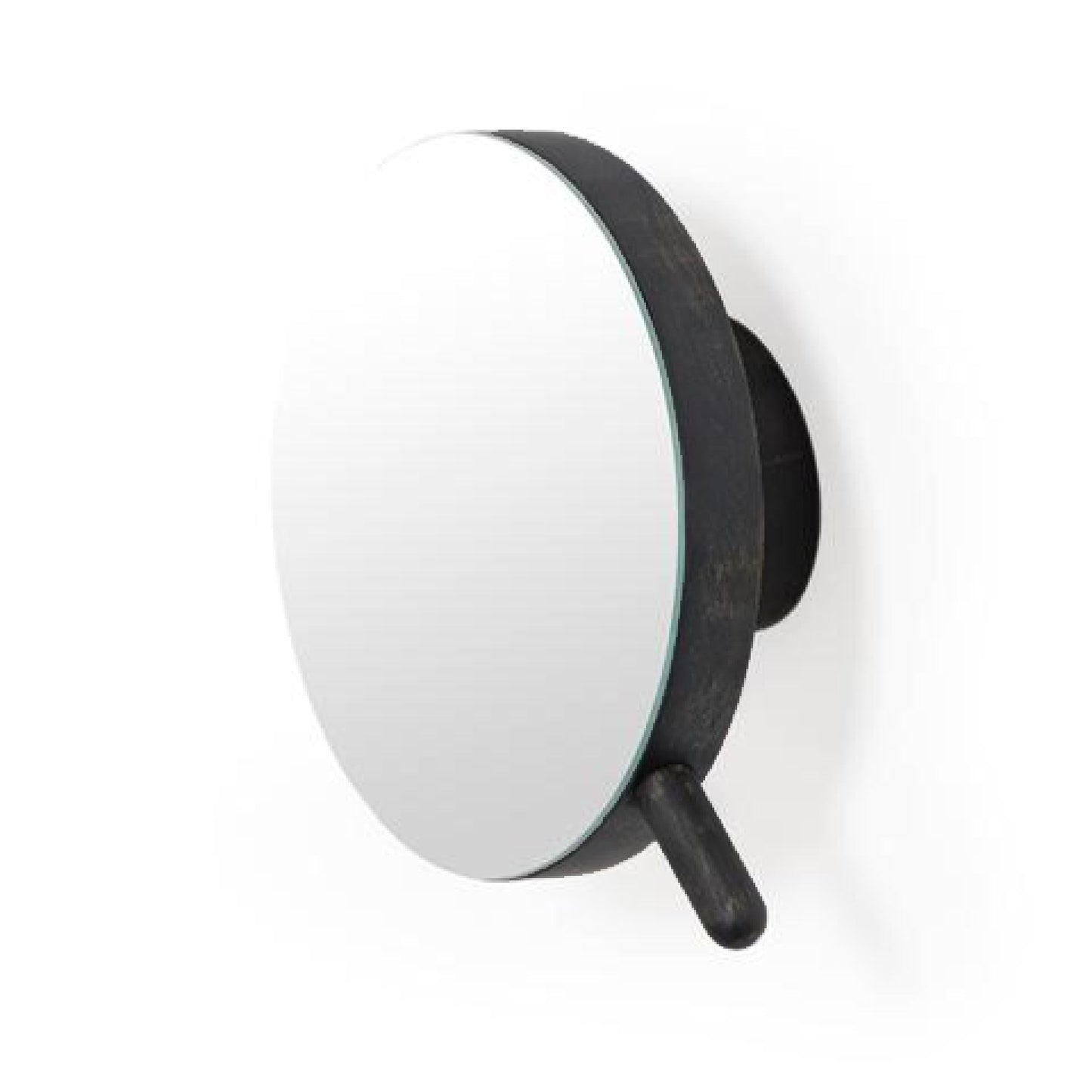 Wireworks Wall Magnify Mirror Slimline Dark Oak