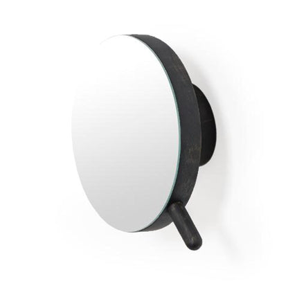 Wireworks Wall Magnify Mirror Slimline Dark Oak