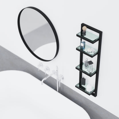 Wireworks Wall Mirror Glance 660 Dark Oak