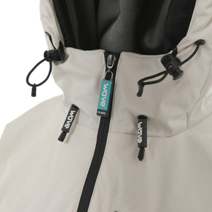 Wave 3 in 1 Hot Tub Changing Robe | Waterproof & Windproof | Unisex | Ecru Cream - Hot Tub Shop