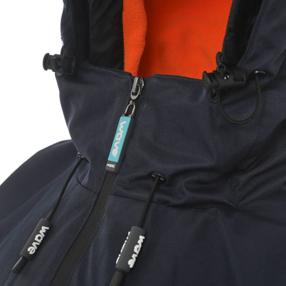 Wave 3 in 1 Hot Tub Changing Robe | Waterproof & Windproof | Unisex | Navy Blue - Hot Tub Shop